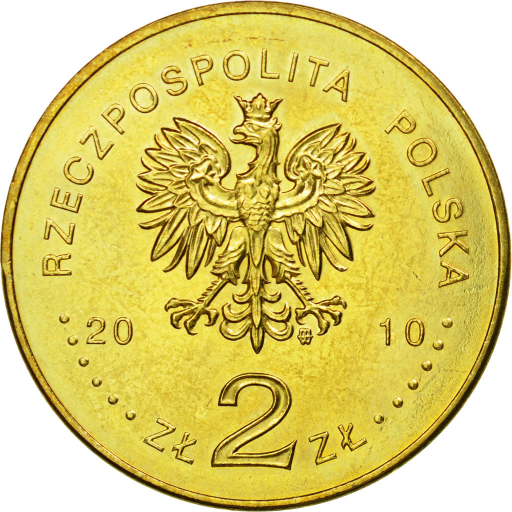 Monnaie, Pologne, 2 Zlote, 2010, Warsaw, SUP, Laiton, KM:751