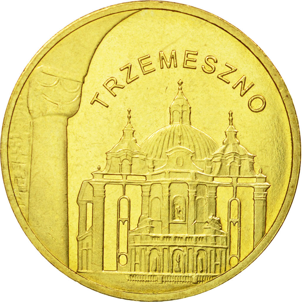 Coin, Poland, 2 Zlote, 2010, Warsaw, AU(55-58), Brass, KM:752