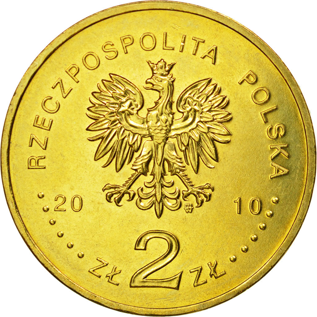 Monnaie, Pologne, 2 Zlote, 2010, Warsaw, SUP, Laiton, KM:718