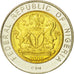 Coin, Nigeria, Naira, 2006, MS(60-62), Bi-Metallic, KM:18