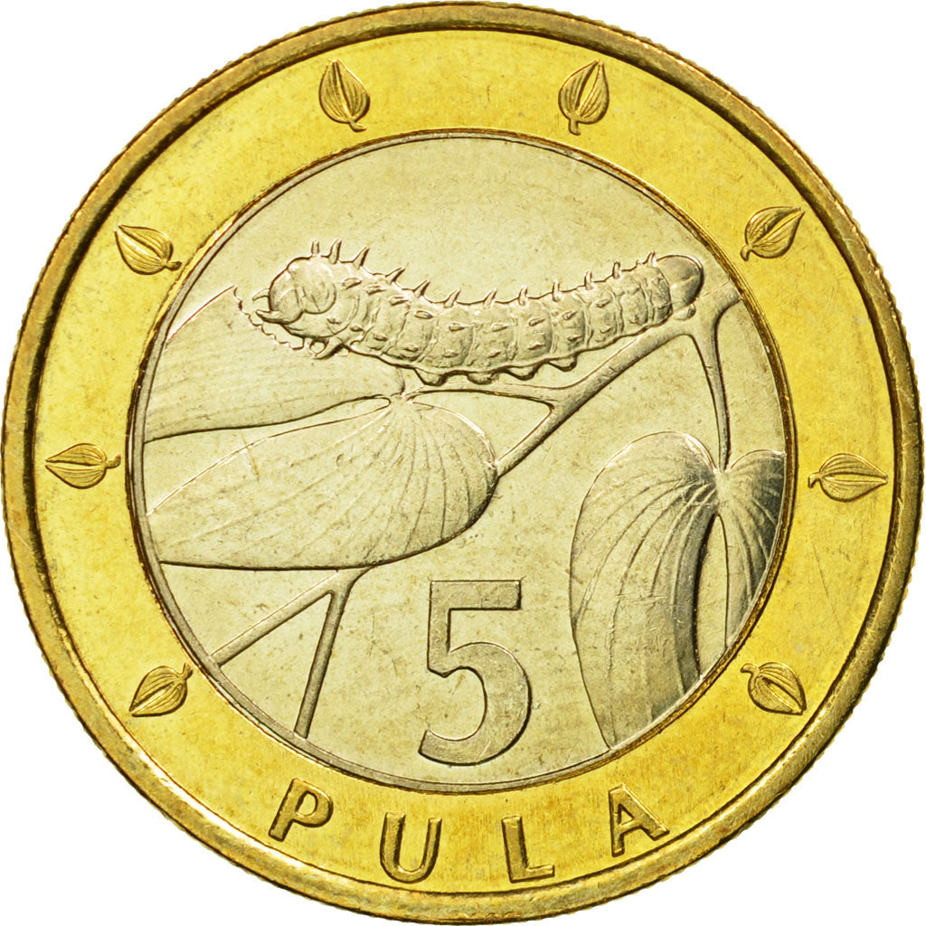 Coin, Botswana, 5 Pula, 2000, British Royal Mint, MS(65-70), Bi-Metallic, KM:30
