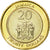 Moneta, Jamaica, Elizabeth II, 20 Dollars, 2001, MS(65-70), Bimetaliczny, KM:182