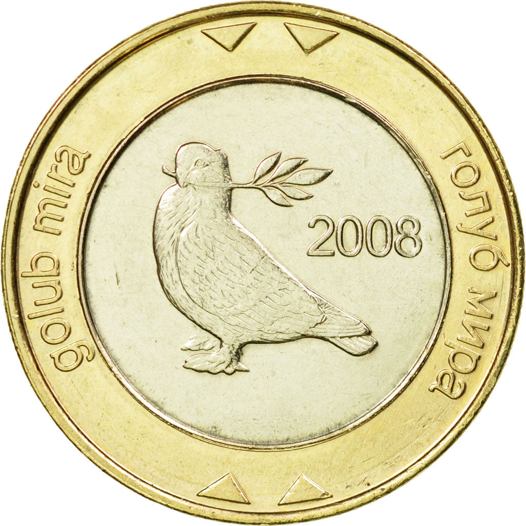 Moneda, BOSNIA-HERZEGOVINA, 2 Konvertible Marka, 2008, British Royal Mint, EBC