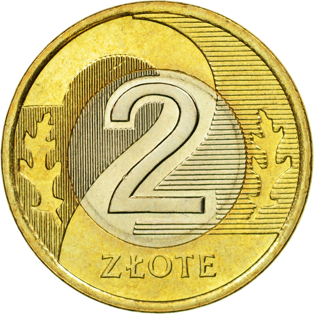 Coin, Poland, 2 Zlote, 2007, Warsaw, MS(65-70), Bi-Metallic, KM:283