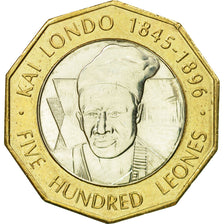 Coin, Sierra Leone, 500 Leones, 2004, MS(65-70), Bi-Metallic, KM:296