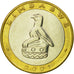 Coin, Zimbabwe, 5 Dollars, 2001, Harare, MS(65-70), Bi-Metallic, KM:13