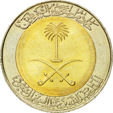 Coin, Saudi Arabia, UNITED KINGDOMS, Abdullah bin Abdul Aziz, 100 Halala, 1