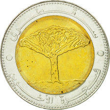 Moneda, REPÚBLICA DE YEMEN, 20 Rials, 2004, FDC, Bimetálico, KM:29