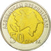 Coin, Azerbaijan, 50 Qapik, 2006, MS(65-70), Bi-Metallic, KM:44