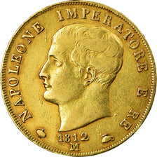 Moneta, STATI ITALIANI, KINGDOM OF NAPOLEON, Napoleon I, 40 Lire, 1812, Milan