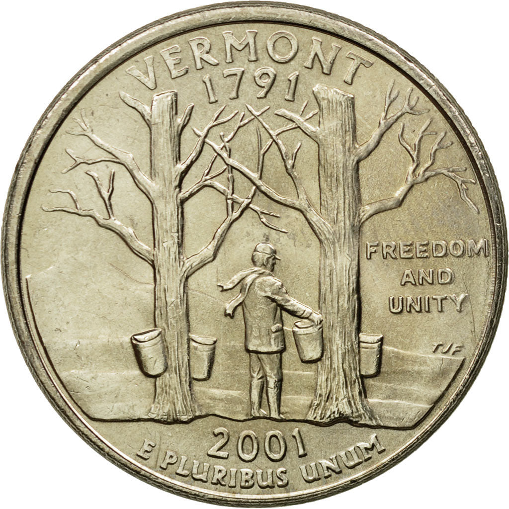 Munten, Verenigde Staten, Quarter, 2001, U.S. Mint, Philadelphia, FDC