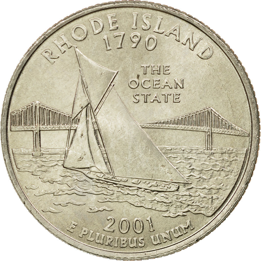 Coin, United States, Quarter, 2001, U.S. Mint, Denver, MS(65-70), Copper-Nickel
