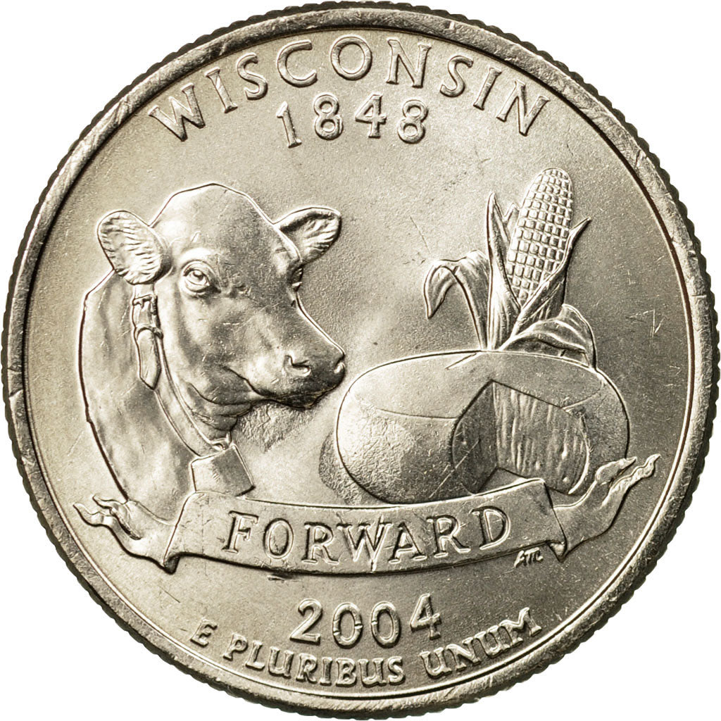 Coin, United States, Quarter, 2004, U.S. Mint, Philadelphia, MS(63)