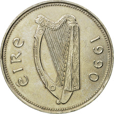 Coin, IRELAND REPUBLIC, Punt, Pound, 1990, MS(65-70), Copper-nickel, KM:27