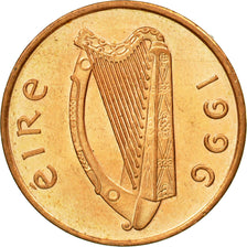 Coin, IRELAND REPUBLIC, Penny, 1996, AU(55-58), Copper Plated Steel, KM:20a