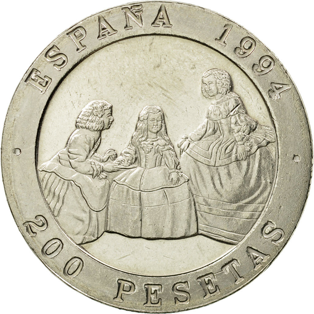 Moneda, España, Juan Carlos I, 200 Pesetas, 1994, MBC+, Cobre - níquel, KM:936