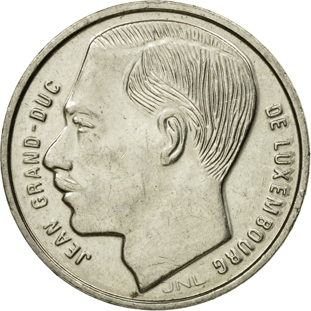 Munten, Luxemburg, Jean, Franc, 1991, ZF, Nickel plated steel, KM:63