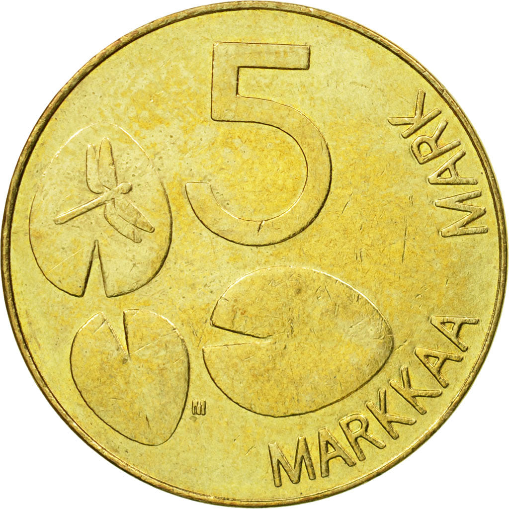 Coin, Finland, 5 Markkaa, 1996, VF(30-35), Copper-Aluminum-Nickel, KM:73