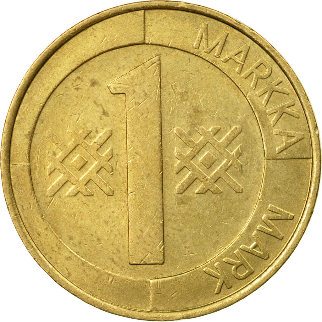 Coin, Finland, Markka, 1993, VF(30-35), Aluminum-Bronze, KM:76