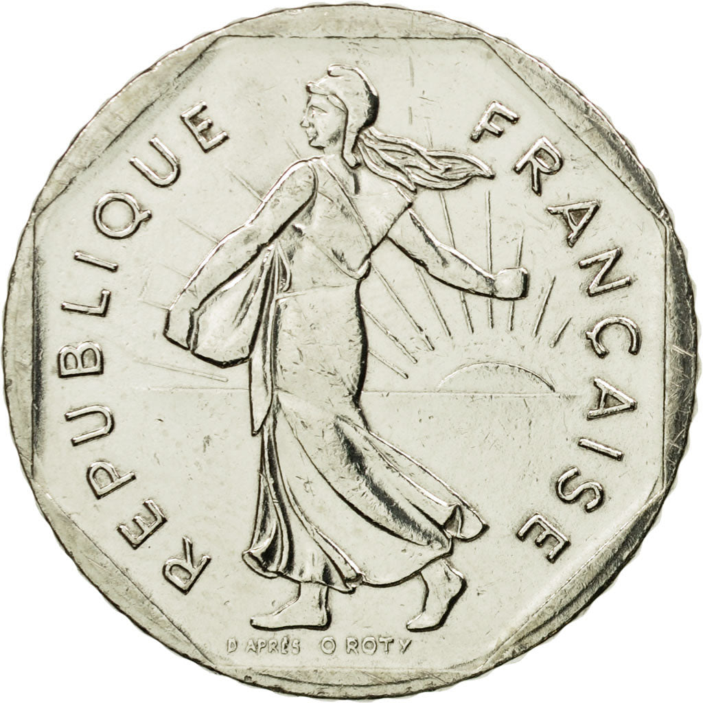 Coin, France, Semeuse, 2 Francs, 1979, MS(63), Nickel, KM:942.1, Gadoury:547