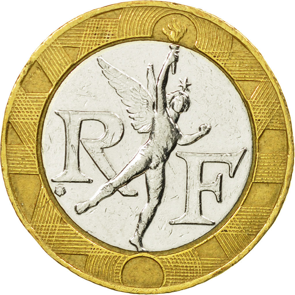 Monnaie, France, Génie, 10 Francs, 1990, SPL, Bi-Metallic, Gadoury:827