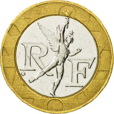 Monnaie, France, Génie, 10 Francs, 1990, SPL, Bi-Metallic, Gadoury:827