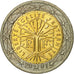 France, 2 Euro, 2001, AU(55-58), Bi-Metallic, KM:1289