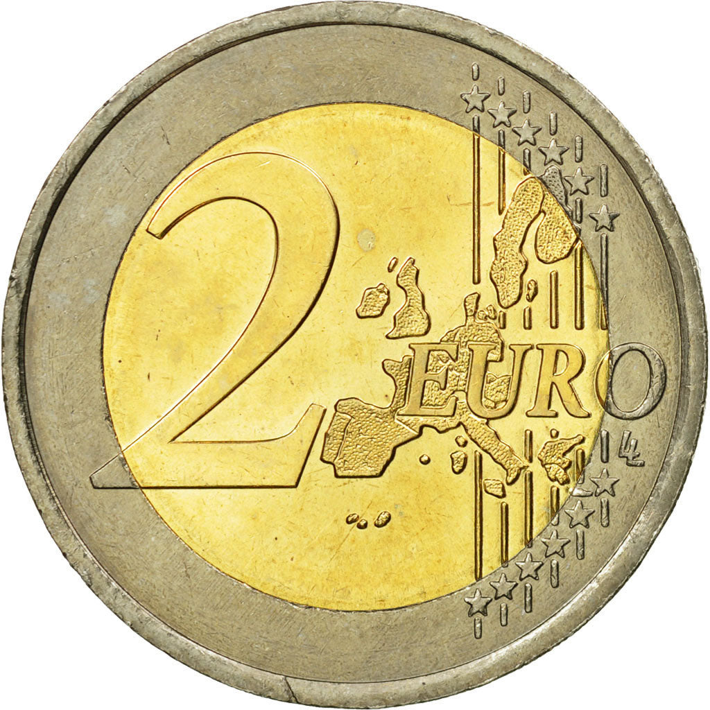 France, 2 Euro, 2001, AU(55-58), Bi-Metallic, KM:1289