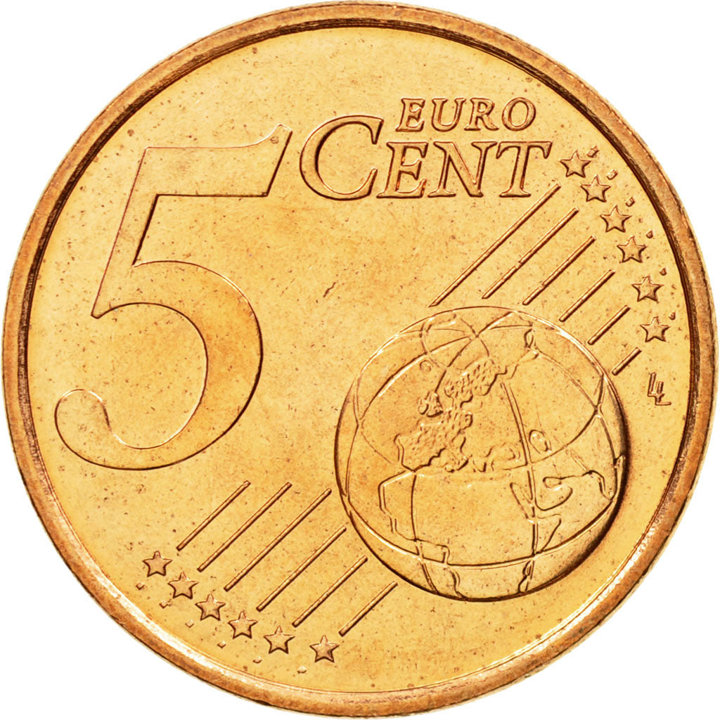 France, 5 Euro Cent, 1999, MS(63), Copper Plated Steel, KM:1284