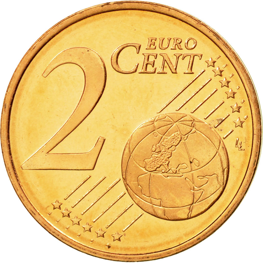 Finland, 2 Euro Cent, 2001, MS(63), Copper Plated Steel, KM:99