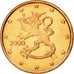 Finland, Euro Cent, 2000, MS(63), Copper Plated Steel, KM:98