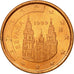 Spanien, Euro Cent, 1999, VZ+, Copper Plated Steel, KM:1040