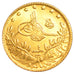 TURKEY, 50 Kurush, 1913, Qustantiniyah, KM #753, MS(60-62), Gold, 3.60