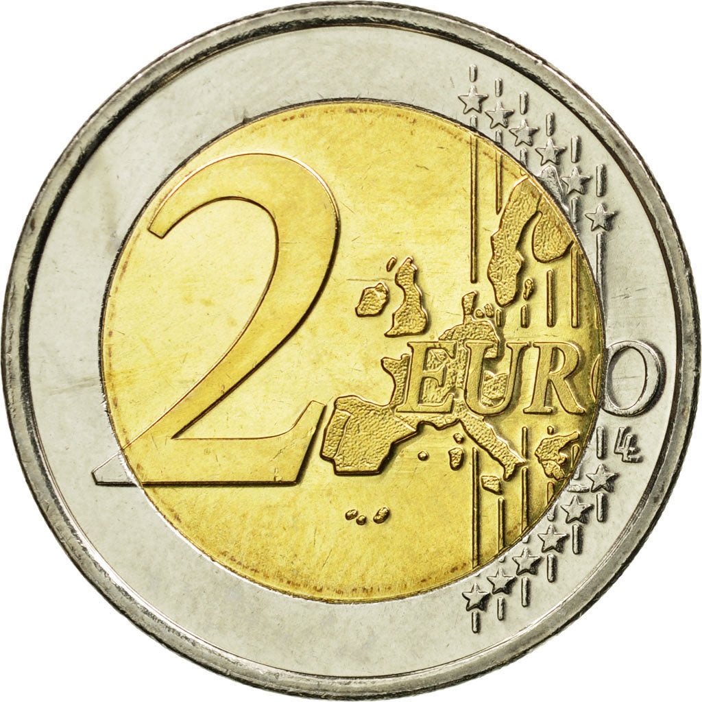 Netherlands, 2 Euro, 2002, MS(63), Bi-Metallic, KM:241