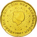 Niederlande, 20 Euro Cent, 2002, UNZ, Messing, KM:238