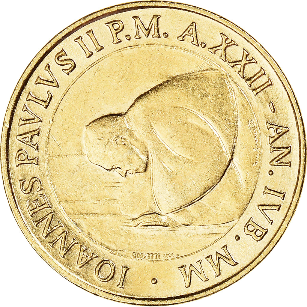 Munten, Vaticaan, 50 Lire, 2000, Roma, UNC-, Cupronickel