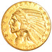 UNITED STATES, Indian Head, $5, Half Eagle, 1909, U.S. Mint, KM #129,...