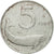 Moneda, Italia, 5 Lire, 1967, Rome, MBC, Aluminio, KM:92