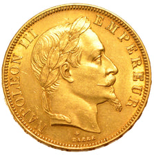Moneda, Francia, Napoleon III, Napoléon III, 50 Francs, 1866, Paris, EBC, Oro