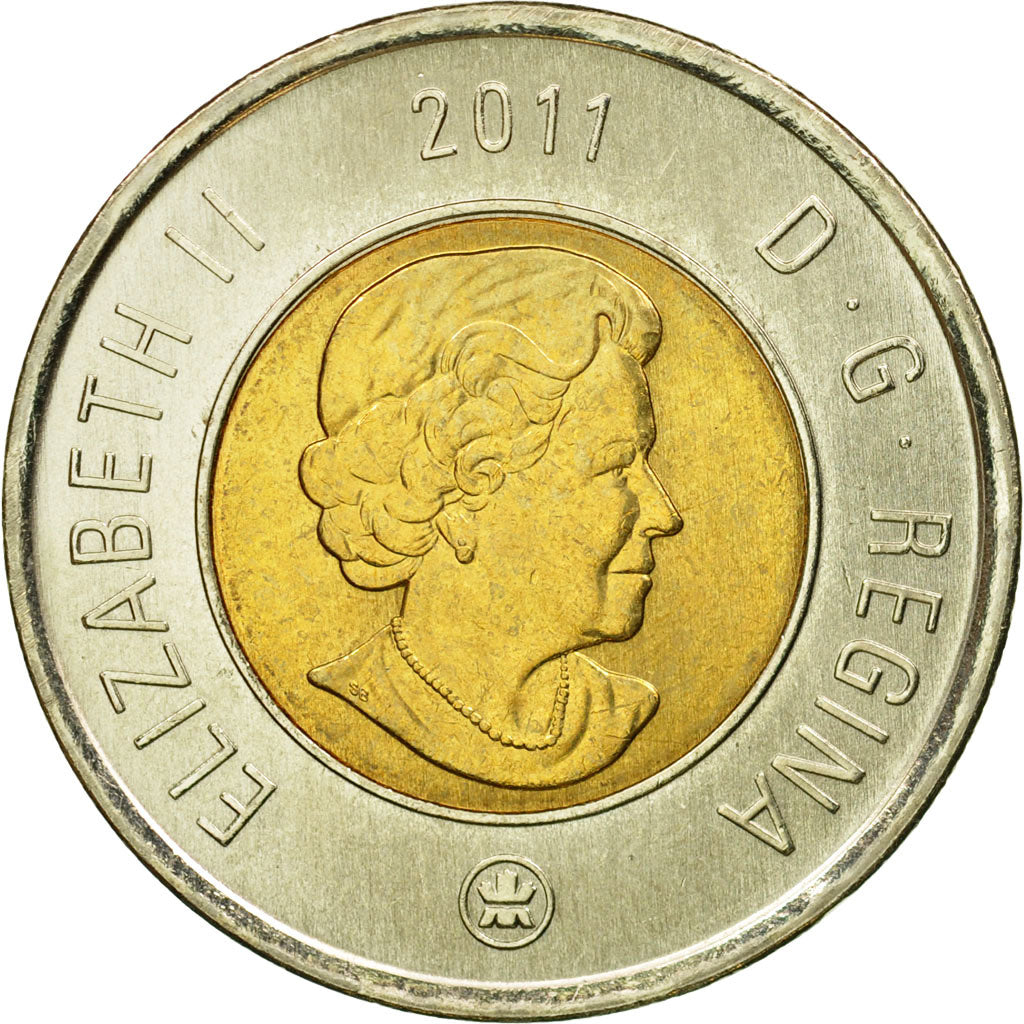 Coin, Canada, Elizabeth II, 2 Dollars, 2011, Royal Canadian Mint, Winnipeg