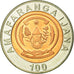 Coin, Rwanda, 100 Francs, 2007, British Royal Mint, AU(55-58), Bi-Metallic