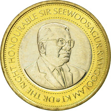 Coin, Mauritius, 20 Rupees, 2007, AU(55-58), Bi-Metallic, KM:66