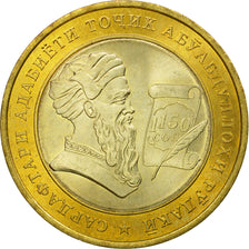 Monnaie, Tajikistan, 5 Somoni, 2008, SUP, Bi-Metallic, KM:17
