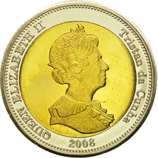 Coin, Tristan Da Cunha, STOLTENHOFF ISLAND, Elizabeth II, 25 Pence, 2008