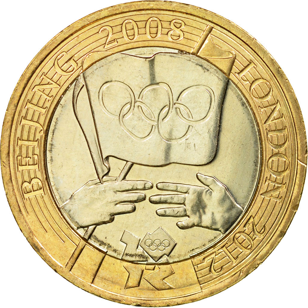 Coin, Great Britain, Elizabeth II, 2 Pounds, 2012, AU(55-58), Bi-Metallic