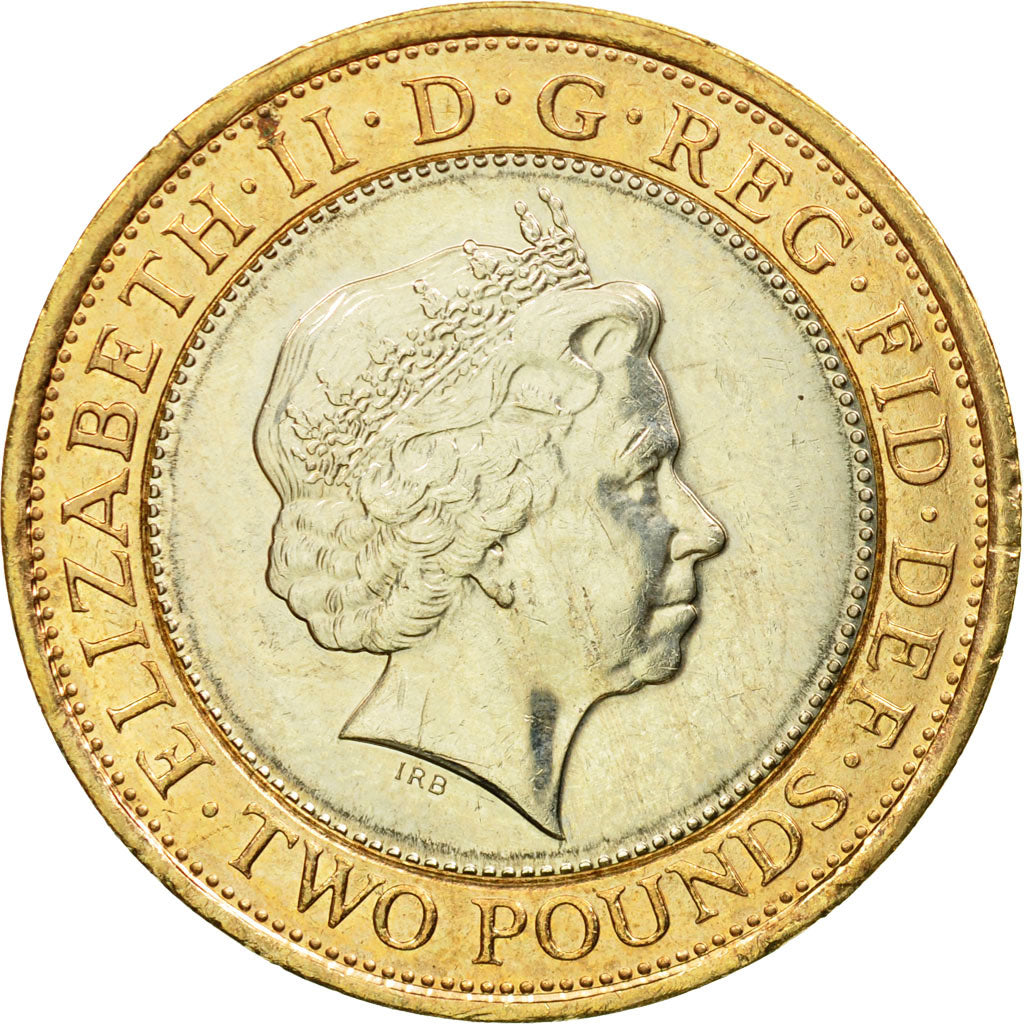 Coin, Great Britain, Elizabeth II, 2 Pounds, 2012, AU(55-58), Bi-Metallic