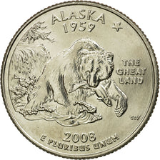 Coin, United States, Quarter, 2008, U.S. Mint, Denver, MS(63), Copper-Nickel