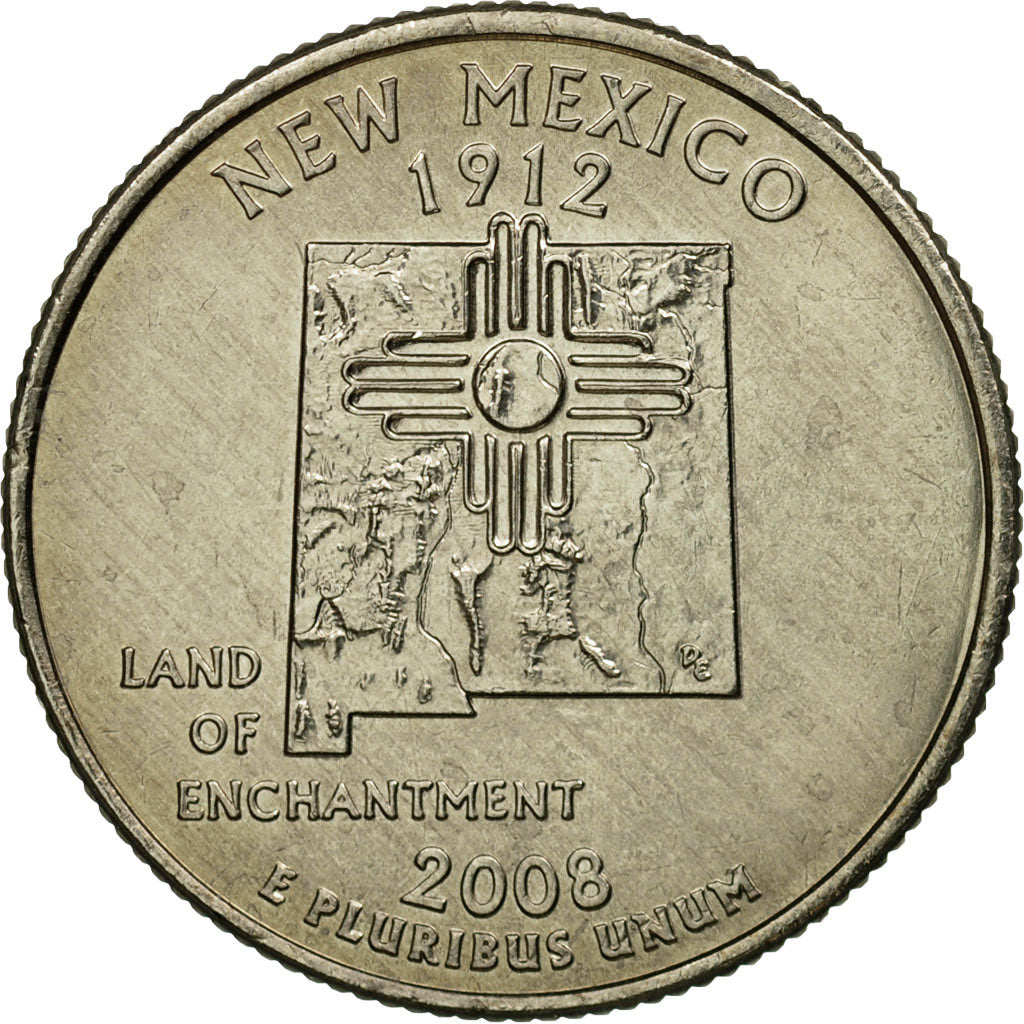 Munten, Verenigde Staten, Quarter, 2008, U.S. Mint, Philadelphia, PR