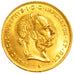 AUSTRIA, 4 Florin 10 Francs, 1892, KM #2260, MS(60-62), Gold, 3.20