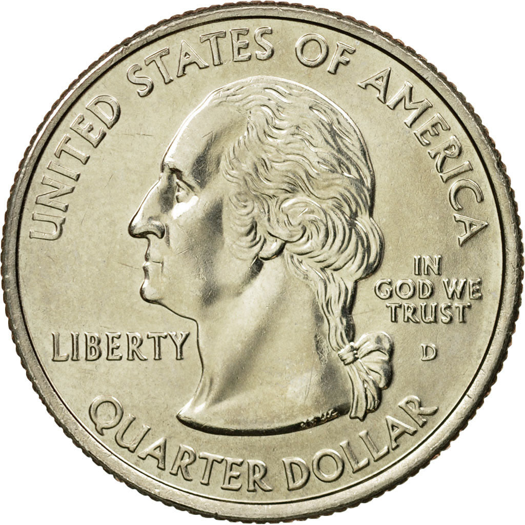 Coin, United States, Quarter, 2008, U.S. Mint, Denver, MS(63), Copper-Nickel